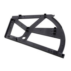 Навіс для полиць для взуття чорний