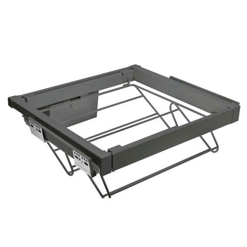 Полиця для взуття elite 800 мм з доводчиком, колір графіт - WG-POBUW80-60