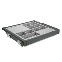 Органайзер для речей elite 800 мм з доводчиком, колір графіт.