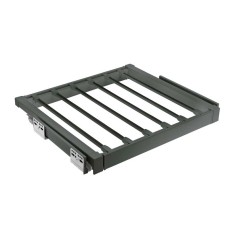 Вішалка для штанів elite 700 мм з доводчиком, колір графіт.