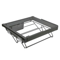 Полиця для взуття elite 600 мм з доводчиком, колір графіт.