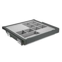 Органайзер для речей elite 900 мм з доводчиком, колір графіт.