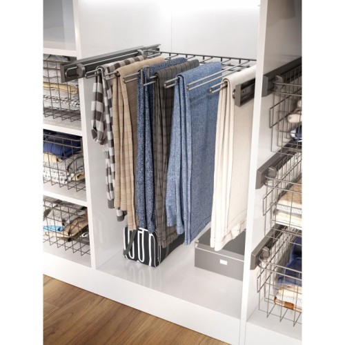 Вішалка для штанів Smart 800 mm (без напрямних) графіт - W-WSPD80-BP-60