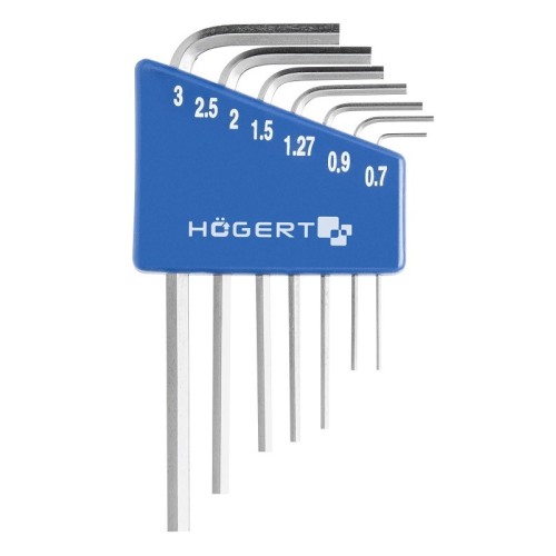 Ключі шестикутні Crv комплект 7 шт - HT1W800