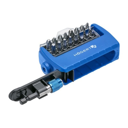 Набір біт 17шт сталь S2 з магнітним утримувачем - HT1S401