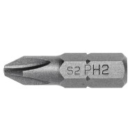 Бит PH2 25 mm сталь S2