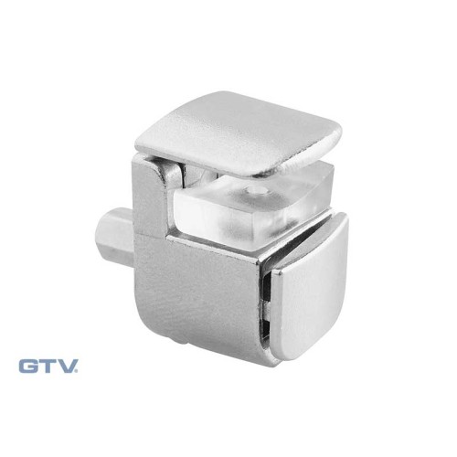 Полкоутримувач для скляних полиць E410 хром - PP-GL-E410-01