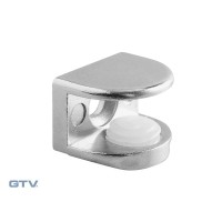 Полкодержатель с зажимом для стеклянных полок A48 хром