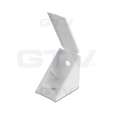 Кутник монтажний одинарний (пластик) Сірий