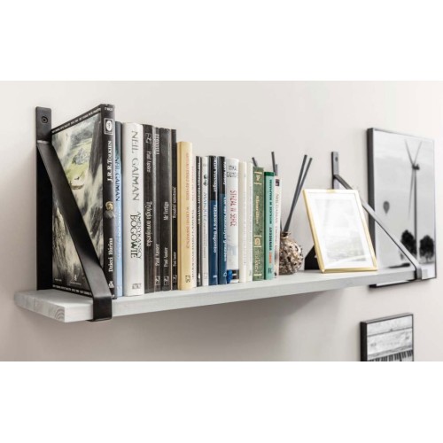 Полкоутримувач Джино gino 300x200 мм, чорний матовий - PP-GINO-20M