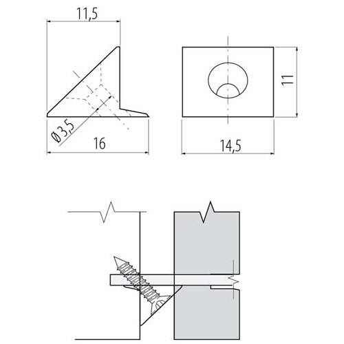 Стабілізатор задньої стінки - WZ-SCTYLPR-BWK