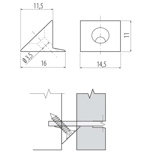 Стабілізатор задньої стінки - WZ-SCTYLPR-BWK