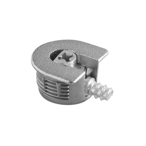 Ексцентрикова стяжка GTV для полиць 16мм + ДЮБЕЛЬ 8мм Металева Цинк - MM-FI20X6X7-ZN