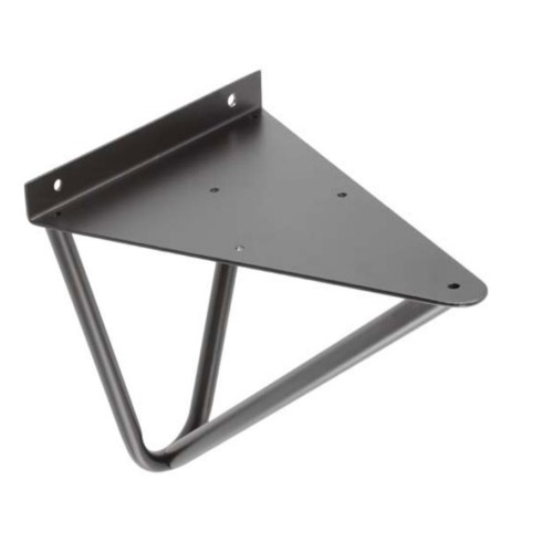 Полкоутримувач Дріт, wire 180x160 мм, чорний матовий - PP-WIRE-20M