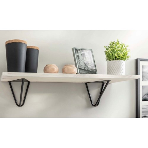 Полкоутримувач Дріт, wire 180x160 мм, чорний матовий - PP-WIRE-20M