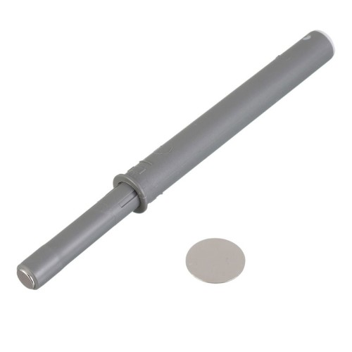 Відбійник з магнітним закінченням врізний GTV SALTO довгий Графіт - AM-OWM-DL-MG-60