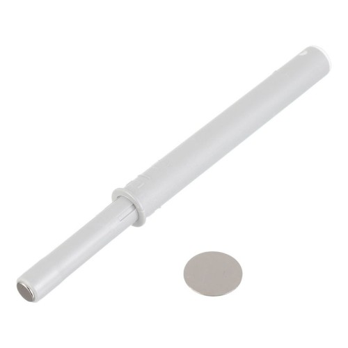 Відбійник із магнітним закінченням врізний GTV довгий Білий - AM-OWM-DL-MG-10