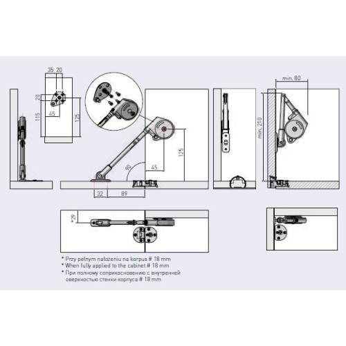 Нижній масляний ліфт VIM - Довге плече - PD-MDLIFT-P2-D