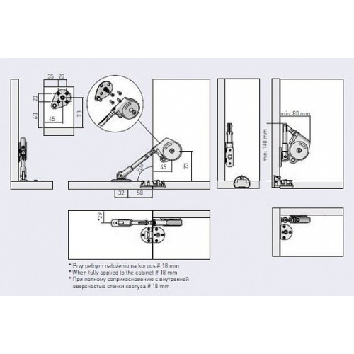 Нижній масляний ліфт VIM - Коротке плече - PD-MDLIFT-P1-D