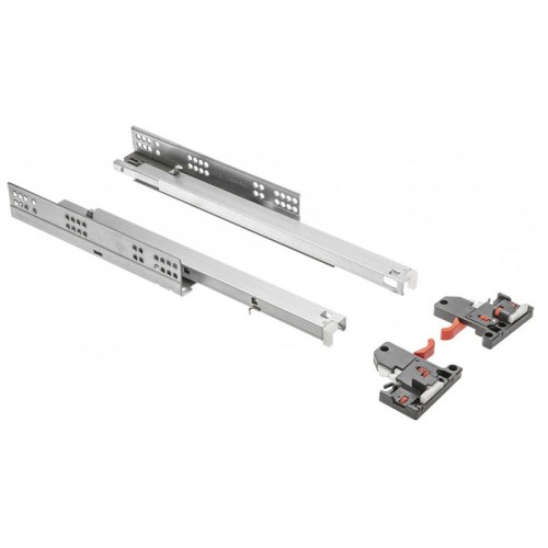 Направляющие MODERN SLIDE нижнего крепления полного выдвижения L-600 (16-18 мм) 3D - PB-3D0SHX18-600-H