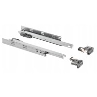 Напрямна Modern Slide нижнього кріплення повного висування L-400 (16-18 мм) 3D push to Open