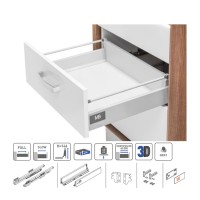 Модерн бокс L-400 середній сірий