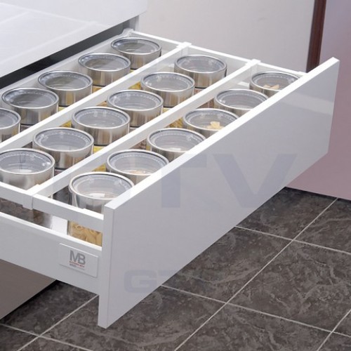 рейлінг подовжній квадратний L-500 білий - pb-d-relkw500-10