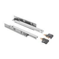 Комплект Modern slide прихованого монтажу повного висування з доводчиком 450 мм