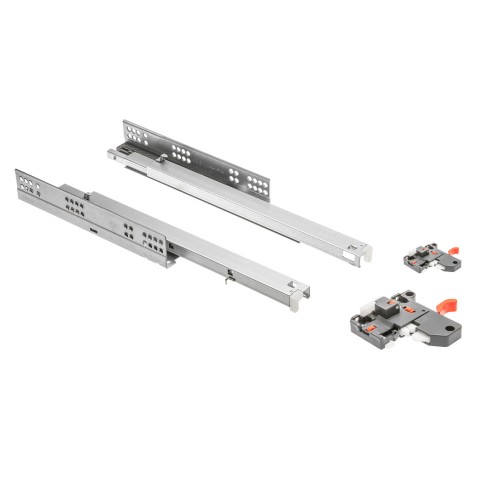 MODERN SLIDE Напрямна нижнього кріплення повного висування L-400 (18 мм) - PB-3D0SHX18-400-H