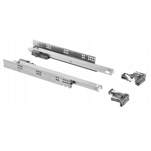 Напрямна Modern Slide нижнього кріплення повного висування L-250 (16-18 мм) 3D push to Open - PB-3D0FPO18-250-PRO