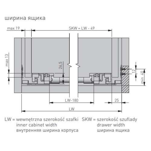 Синхронізатор для напрямної MODERN SLIDE PRO-3D0FPO - PB-SYNCHROP20-PRO