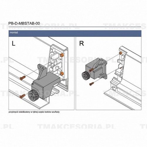 Стабілізатор до MODERN BOX PUSH OPEN - pb-d-mbstab-00