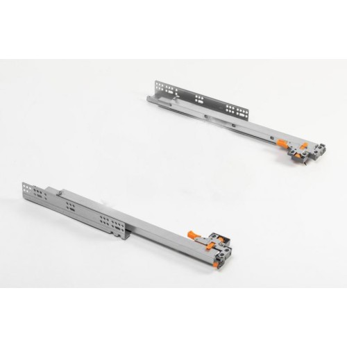 Направляющие GTV Soft Move 2в1 Modern Slide Pro, L-500мм, полное выдвижение - PB-2IN1-3D0SHX18-500-PRO