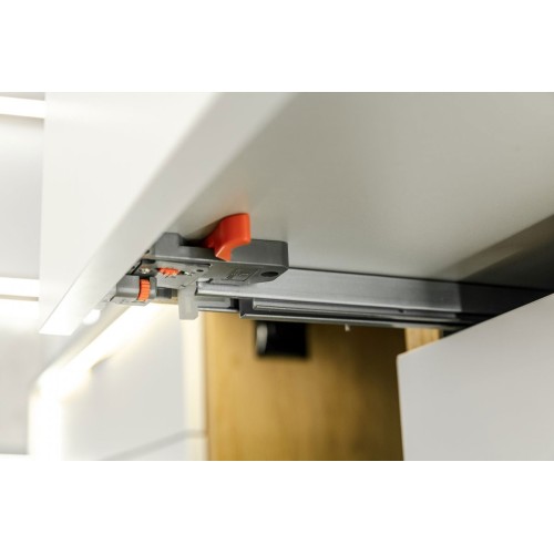 MODERN SLIDE Напрямна нижнього кріплення повного висування L-250 (16-18 мм) 3D - PB-3D0SHX18-250-H