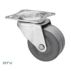 Меблевий ролик d 38 мм гумовий чорний