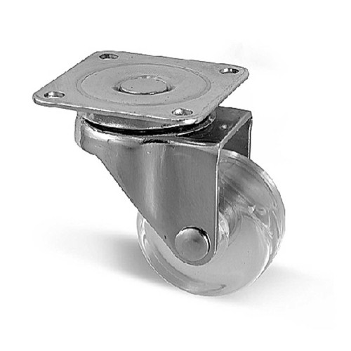 Мебельный ролик d 35 прозрачный - km-a035mm-00