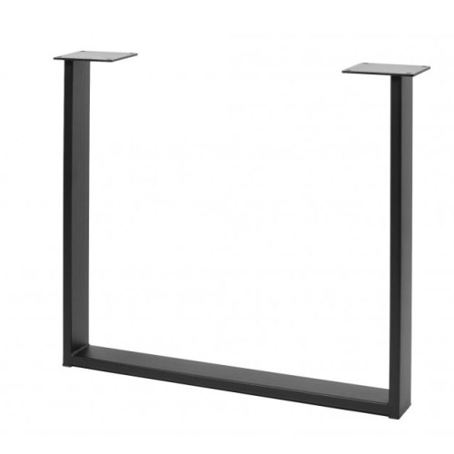 Каркас для столу GTV INDUSTRIA 710 mm x 820 мм прямокутний PRO профіль 80 x 80 мм чорний - NM-INDUSTRIA-P80-710X820-20M
