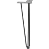 Мебельная опора GTV ARTO 12х406 мм Черная