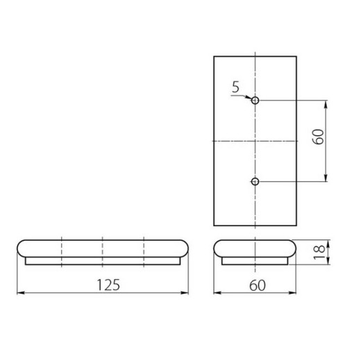 Ножка мебельная XN8273 хром - nm-xh8273-01