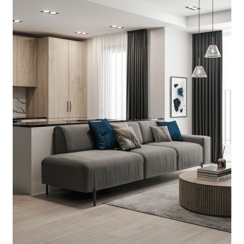 Ніжка меблева GTV RONDA H-150 Чорний - NM-RONDA-150-20M