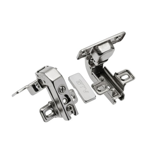 Петля довжина коротка GTV Ø35 +90° з коротким плечем, H=6, slide-on, без єврошурупа - ZP-KTK90H6BE