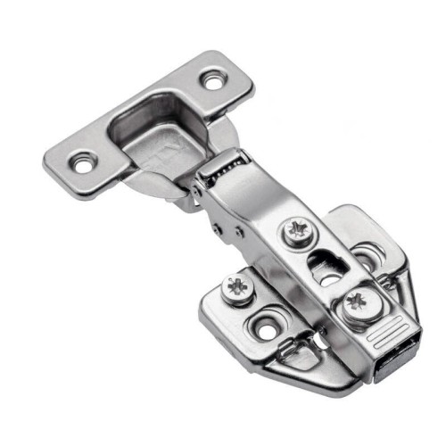 Петля накладна GTV PRESTIGE 3D гідравлічна, що самодотягує, з регулюванням монтажної планки - ZM-CNHC09BR2