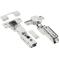 Петля GTV SOLID PRO напівнакладна Гідравлічна + Пряма планка 3Д CLIPON