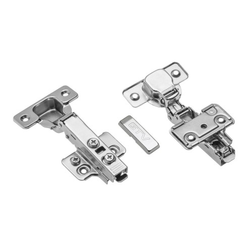 Петля накладна GTV Solid Plus 3D з доводчиком з регулюванням монтажної планки - ZM-DCHC09-3DBEO