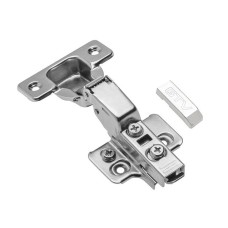 Петля напівнакладна GTV Solid Plus 3D з доводчиком з регулюванням монтажної планки