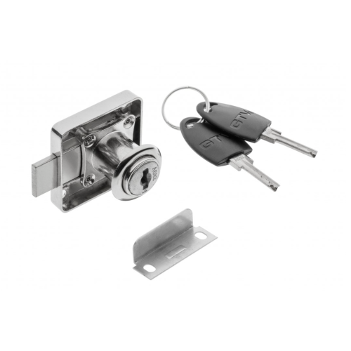 Замок квадратний хром 138 - цифровий ключ - ZZ-CF-138-01