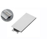 Алюмінієвий профіль GLAX для торця полиць, ДСП 18мм, 2 метри (ціна за 2 метри)