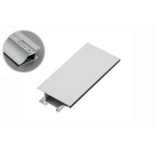 Алюмінієвий профіль GLAX для торця полиць, ДСП 18мм, 2 метри (ціна за 2 метри)