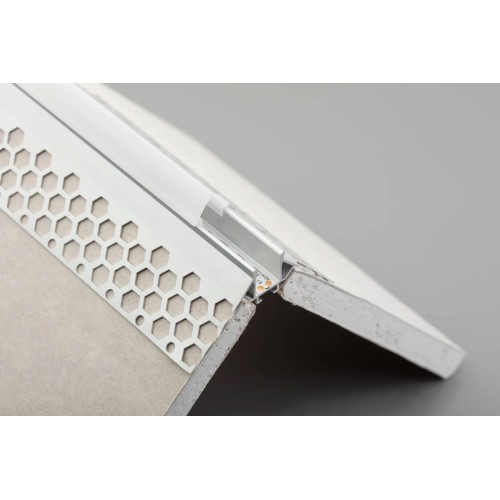 LED-профіль кутовий зовнішній для гіпсокартонних плит 3м. - PA-GLAXGKZK3M-00