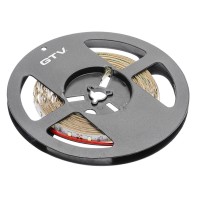 Стрічка світлодіодна GTV 2835 120led 5mm 12V, IP20 33W теплий білий уп-5м